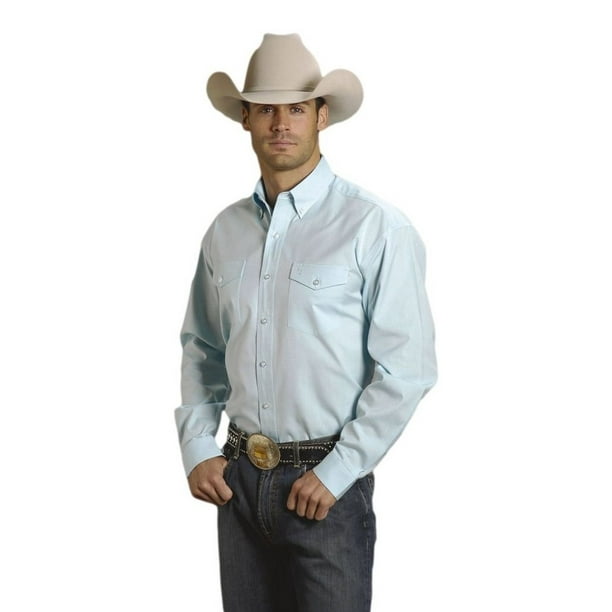 Stetson Mens Collection Long Sleeve Button Shirt-Summer III Stetson Mens Collection Long Sleeve Button Shirt-Summer III